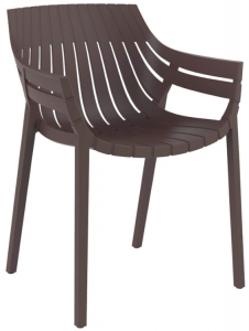 Лаунж-кресло пластиковое Vondom Spritz Basic полипропилен, стекловолокно бронзовый Фото 1