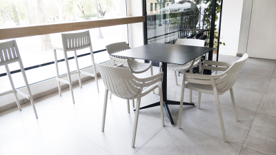 Стул пластиковый барный Vondom Spritz Basic полипропилен, стекловолокно белый Фото 8