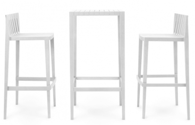 Комплект барной мебели Vondom Spritz Basic полипропилен, стекловолокно белый Фото 1