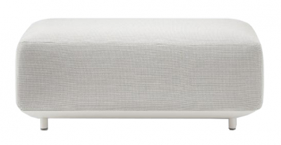 Пуф мягкий PEDRALI Arki-Sofa сталь, алюминий, ткань белый, серый Фото 1