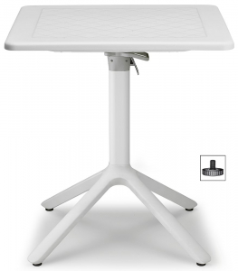 Стол пластиковый складной Scab Design Eco Folding алюминий, технополимер лен Фото 1