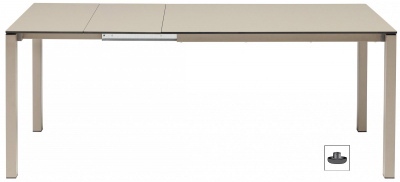 Стол ламинированный раздвижной Scab Design Pranzo Extendable сталь, компакт-ламинат HPL тортора Фото 1