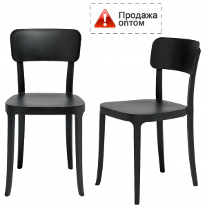 Комплект пластиковых стульев Qeeboo K Set 2 полипропилен черный Фото 1