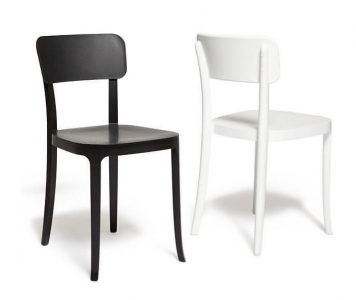 Комплект пластиковых стульев Qeeboo K Set 2 полипропилен черный Фото 13