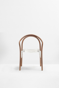 Кресло пластиковое PEDRALI Soul ясень, поликарбонат орех, прозрачный Фото 5