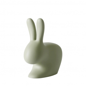 Стул пластиковый Qeeboo Rabbit полиэтилен зеленый Фото 4