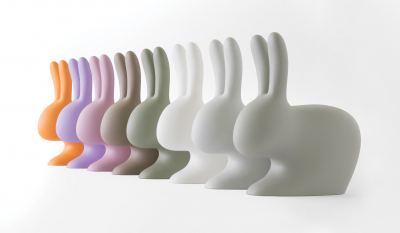Стул пластиковый Qeeboo Rabbit полиэтилен зеленый Фото 34