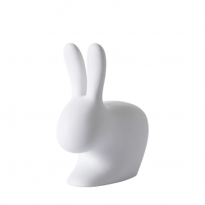 Стул пластиковый Qeeboo Rabbit полиэтилен светло-серый Фото 4