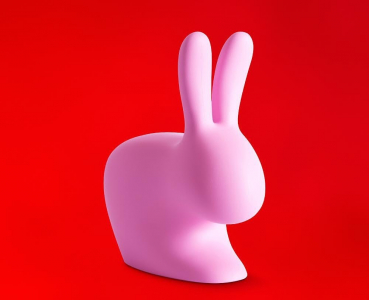 Стул пластиковый Qeeboo Rabbit полиэтилен розовый Фото 19