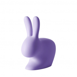 Стул пластиковый детский Qeeboo Rabbit Baby полиэтилен фиолетовый Фото 4