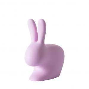 Стул пластиковый детский Qeeboo Rabbit Baby полиэтилен розовый Фото 4