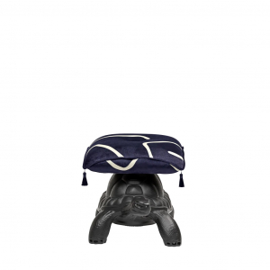 Пуф с подушкой Qeeboo Turtle Carry полиэтилен, ткань черный Фото 4