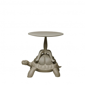 Столик деревянный кофейный Qeeboo Turtle Carry полиэтилен, дерево тортора Фото 5