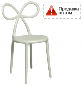 Стул пластиковый Qeeboo Ribbon полипропилен белый Фото 1