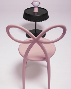 Комплект пластиковых стульев Qeeboo Ribbon Set 2 полипропилен розовый Фото 19