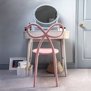 Комплект пластиковых стульев Qeeboo Ribbon Set 2 полипропилен розовый Фото 21