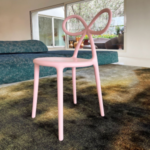 Комплект пластиковых стульев Qeeboo Ribbon Set 2 полипропилен розовый Фото 31