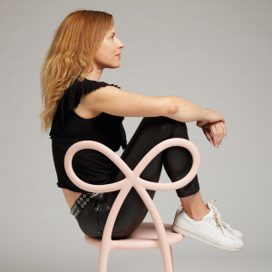 Комплект пластиковых стульев Qeeboo Ribbon Set 2 полипропилен розовый Фото 35