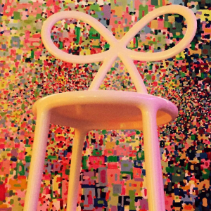Комплект пластиковых стульев Qeeboo Ribbon Set 2 полипропилен розовый Фото 37