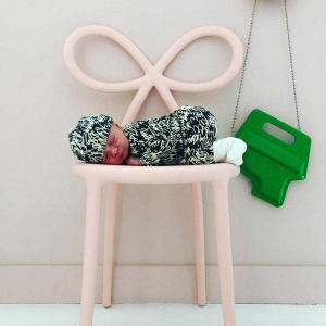 Комплект пластиковых стульев Qeeboo Ribbon Set 2 полипропилен розовый Фото 39