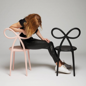 Комплект пластиковых стульев Qeeboo Ribbon Set 2 полипропилен розовый Фото 44