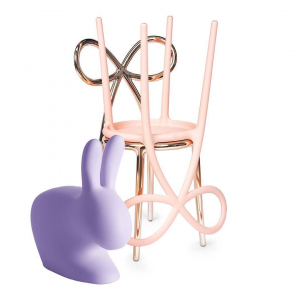 Комплект пластиковых стульев Qeeboo Ribbon Set 2 полипропилен розовый Фото 45