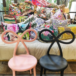 Комплект пластиковых стульев Qeeboo Ribbon Set 2 полипропилен розовый Фото 49