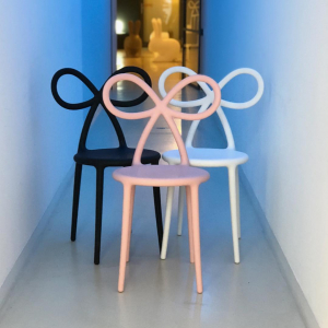 Комплект пластиковых стульев Qeeboo Ribbon Set 2 полипропилен белый Фото 45