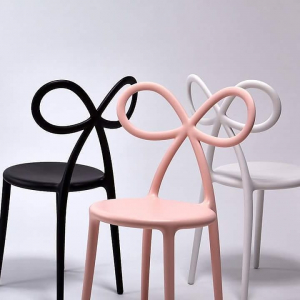 Комплект пластиковых стульев Qeeboo Ribbon Set 2 полипропилен белый Фото 48