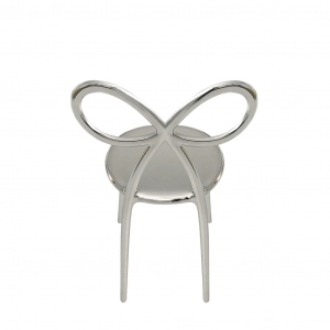 Комплект пластиковых стульев Qeeboo Ribbon Metal Finish Set 2 полипропилен серебристый Фото 8