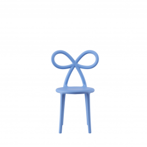 Стул пластиковый детский Qeeboo Ribbon Baby полипропилен голубой Фото 4