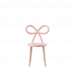 Комплект пластиковых детских стульев Qeeboo Ribbon Baby Set 2 полипропилен розовый Фото 5