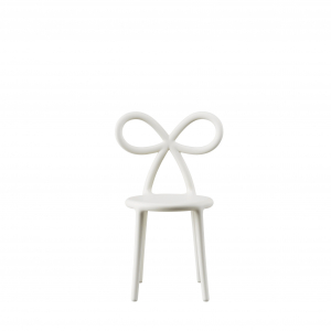 Комплект пластиковых детских стульев Qeeboo Ribbon Baby Set 2 полипропилен белый Фото 6