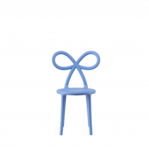 Комплект пластиковых детских стульев Qeeboo Ribbon Baby Set 2 полипропилен голубой Фото 5