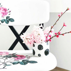Комплект стульев с обивкой Qeeboo X Set 2 полипропилен, ткань черный, белый Фото 16