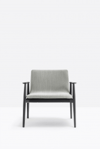 Кресло мягкое PEDRALI Malmo ясень, ткань черный ясень, серый Фото 6
