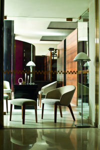 Лаунж-кресло деревянное мягкое VeryWood Bellevue дерево, ткань Фото 7