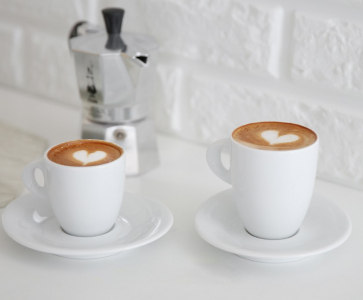 Кофейная пара для двойного эспрессо Ancap Galileo фарфор белый Фото 11