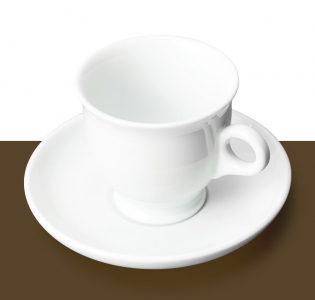 Кофейная пара для капучино Ancap Reale фарфор белый Фото 5