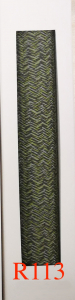 Пуф-столик плетеный с подушкой Tagliamento Pouf алюминий, роуп, акрил зеленый, светло-серый Фото 7