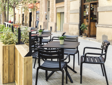 Кресло пластиковое Siesta Contract Paris стеклопластик черный Фото 12
