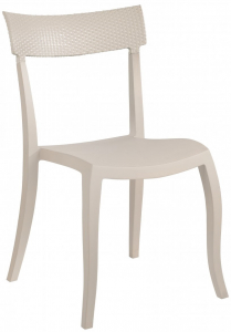 Стул пластиковый PAPATYA Hera-SP Rattan стеклопластик тортора Фото 1