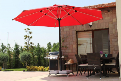 Зонт профессиональный Ø4 м THEUMBRELA SEMSIYE EVI Lux Telescopic алюминий, олефин Фото 7