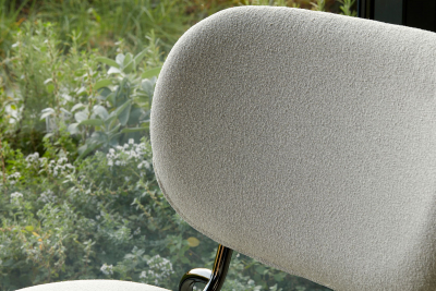 Кресло металлическое c обивкой Scab Design Si-Si Bold сталь, шерсть бронзовый, серый Фото 9