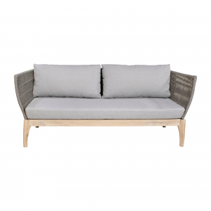 Комплект деревянной мебели Tagliamento River акация, роуп, олефин дымчатый белый, серый Фото 7