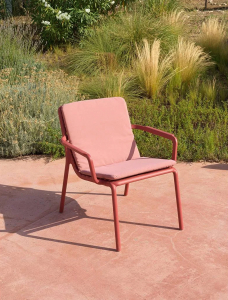 Лаунж-кресло пластиковое Nardi Doga Relax стеклопластик марсала Фото 12