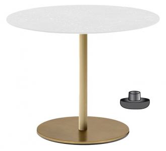 Подстолье металлическое PEDRALI Blume Table сталь, алюминий золотистый Фото 1