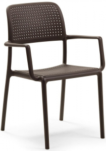 Комплект пластиковых кресел Nardi Bora Set 4 стеклопластик кофе Фото 4