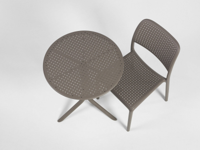 Комплект пластиковых стульев Nardi Bora Bistrot Set 2 стеклопластик тортора Фото 7