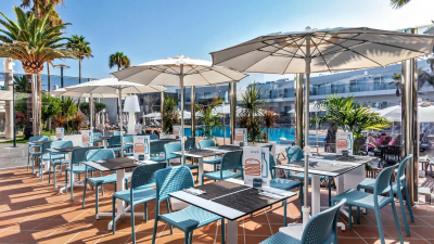 Комплект пластиковых стульев Nardi Bora Bistrot Set 2 стеклопластик голубой Фото 6